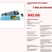 RETROVISOR CON CAMARA . - Img 57727147