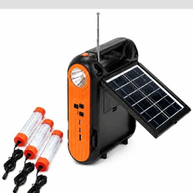 Radio con panel solar , linterna - Img 123676873