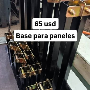 Base para paneles solares. - 3/5