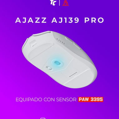 Ajazz AJ139 PRO | Mouse Gamer Inalámbrico | Sensor Tope de Gama - 2/6