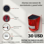 PROTEGE TUS PANELES SOLARES: Alarma ultrasónica con sensor de movimiento - Img 57970433