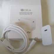 ESPIGA PUERTO C 30W CARGA RÁPIDA Y CABLE IPHONE ENTRADA C DE 3A CARGA RÁPIDA Y TRANSFIERE DATOS MIDEN 1m (MARCA 1HORA) - Img 57329244