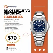LOUIEJUELEN Reloj Automático de Lujo para Hombre – 42 mm | videojuegoshabana.com - Img 55476777