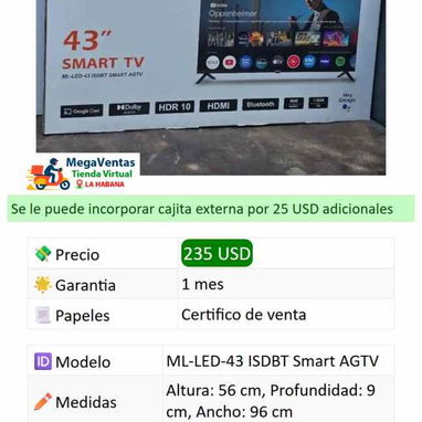 Televisores. De alta Gama en buen precio - Img 121698085