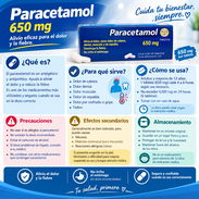 Paracetamol 650 g blíster de 12 pastillas 650 mn - Img 57339915
