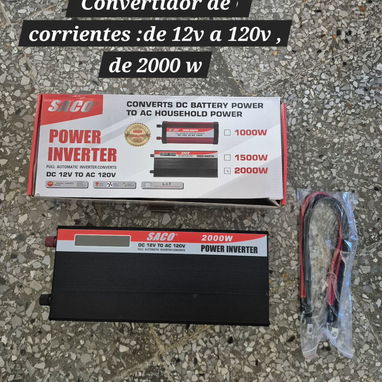 Inversor 2000kw batería 12V salida ac:110v 80 usd - 2/3