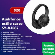 💯🎧 Audífonos inalámbricos estilo Cascos 🎧💯 - Img 55755391