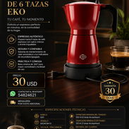 CAFETERA ELÉCTRICA DE 6 TAZAS EKO Nuevas en Caja - Img 55950120