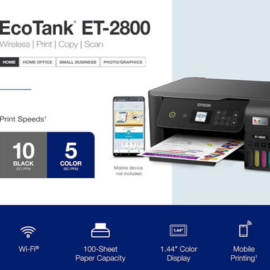 Impresora Epson - EcoTank Wireless NO NECESITA CARTUCHOS | Tanques RECARGABLES | MENSAJERÍA INCLUIDA - Img 122457179