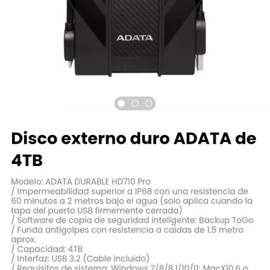 Discos duros externos - Nuevos - Img 122971741