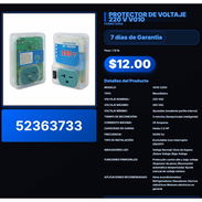 PROTECTOR DE VOLTAJE 220 V V010 . - Img 57510075