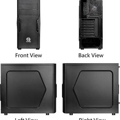 Chasis Thelmaltake Atx Negro Fuerte Espacioso Nuevo Caja 58483450 - Img 122919231
