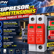 Panel Solar PROTECTOR DE SOBRETENSIONES DC 500V – PARA SISTEMAS SOLARES - Img 58133304
