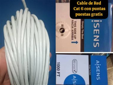 Cable de red ethernet)Cable de red Ethernet Cat5e Cable de red Ethernet Cat6 Cable de red Ethernet Cat6a Cable de red ut - Img main-image
