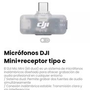 Micrófonos DJI Mini+receptor tipo c. Receptor USB-C: Conexión directa a dispositivos móviles - Img 54459317