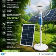 Ventilador Recargable de pedestal Dawuand con panel solar - Img 56485164