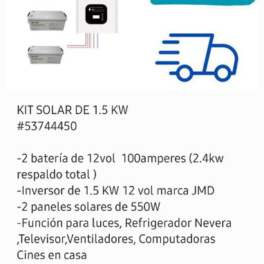 Kits Solares!!! Transporte Incluido‼️‼️ - Img 123061708