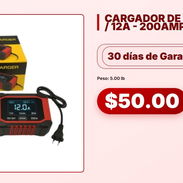 CARGADOR DE BATERÍA 12V / 12A - 200AMP Q7 . - Img 58304861