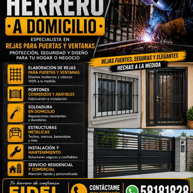 Se realizan trabajos de herrería a domicilio con calidad y garantía - Img 123335283