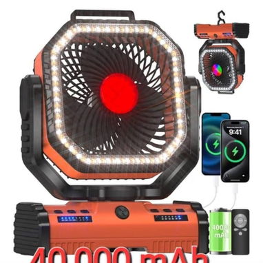VENTILADOR RECARGABLE F16 - Img 125959042