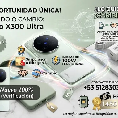 Vendo o Cambio , VIVO X300 ULTRA (1450$) , 17 PRO MAX (1000$) , 16 PRO MAX (850$), ONE PLUS y mas dentro , 51283035 - Img 123685942