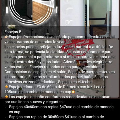 Espejos a la venta con un diseños auténtico y moderno. - 4/10