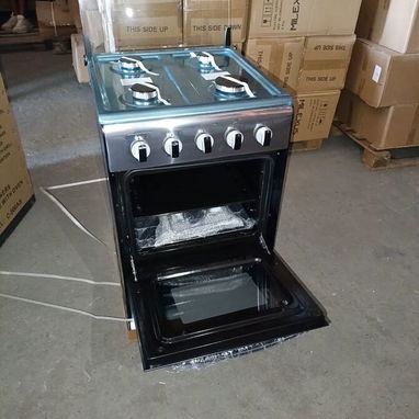 Cocina de Gas y horno 4 hornillas Rudenkov Tapa de Cristal, Frente espejo, Magneto precio $280 USD Transporte Gratis - Img 122428110
