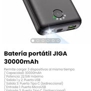 Batería portátil JIGA 30000mAh Permite cargar 3 dispositivos al mismo tiempo - Img 54380344