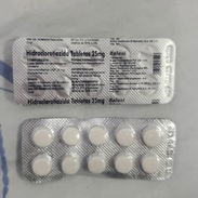 Hidroclortiazida de 25 mg 10 Tabletas x 400 cup ✅️ sólo servicio de mensajería por costo adicional 🛵 - Img 58002831