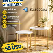 JUEGO DE MESAS AUXILIARES - Img 57972034