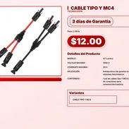 CABLE TIPO Y MC4 . - Img 57556038