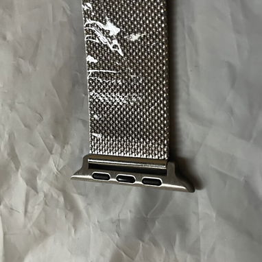 Pulsera metalica , correa, plateada para Apple Watch, Ultra 2, SE, Serie 10. Medidas 42,44,45,49 mm .Para hombre y mujer - Img 121844682