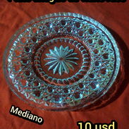 Plato antiguo de vidrio URSS - Img 55677221