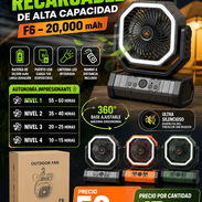 Ventilador recargable F6 - Img 57170825
