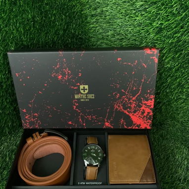 ✅COMBOS (Cinto,billetera,reloj, fosforera )35 USD - 2/4