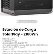 Estación de Carga SolarPlay - 2160Wh. Modelo: Q2501 - Img 56596964