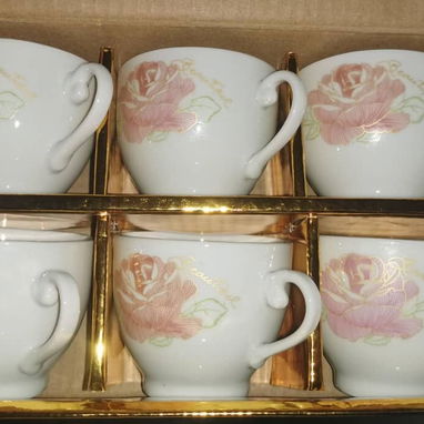Juego de 6 tazas de cerámica (dh) - Img 116869587