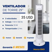 Ventilador de torre marca Eko de 29 pulgadas - Img 54837351