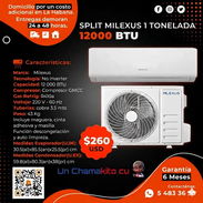 2# 📣 OFERTA DE SPLIT MILEXUS 1 TONELADA. MENSAJERÍA, FACTURA Y GARANTÍA DE 6 MESES. TLF 54833699 - Img 49171383
