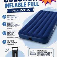 Vendo Colchón Inflable INTEX + Bomba Manual - Img 55828263