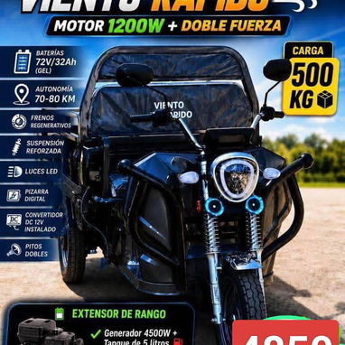 Tengo varia ofertas de triciclo disponible trato presencial pago efectivo no dudes en ctc llame al 1 número ya todo lega - 5/8