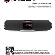 BOCINA BLUETOOTH KAISER - Img 53831234