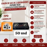 Fogon de gas de mesa de 2 quemadores con magneto, laisla 💯 - Img 57936245