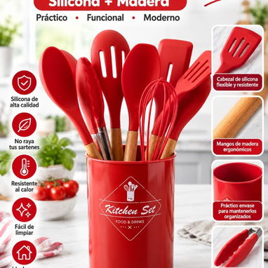 JUEGOS DE UTENSILIOS DE COCINA MODERNOS. INTERESADOS AL WASAPP. 52361036. - 3/4