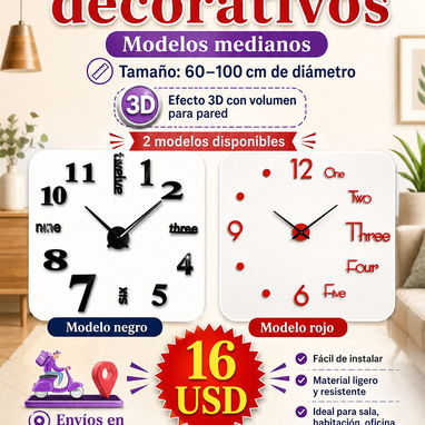 Relojes DIY de pared - 3/4