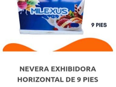Nevera exhibidora horizontal marca Milexus, disponible 9 y 12 pies - Img main-image-45812729