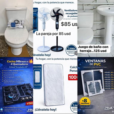 ✅Ollas, ventiladores, microondas, artículos de baño y mucho más! ¡Todo lo que necesitas para mejorar tu vida está aquí! - Img 119592866