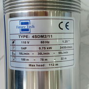 Turbina Sumergible 1 HP 110v - 1.25" 255 usd - Img 58157742
