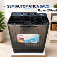 Lavadora semiautomática Saco de 7kg, laisla 💯 - Img 57939176