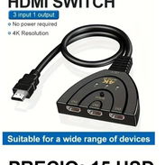 HDMI SWITCH 3 EN 1 - 4K ULTRA HD - Img 57518740